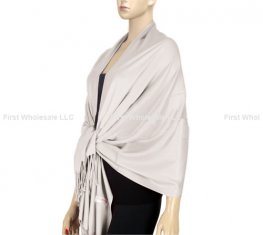 Solid Pashmina 8156 Beige Pink