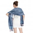 Jacquard Pashmina PL1806 Steel Blue