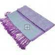 Jacquard Pashmina PL1869 Purple Blue