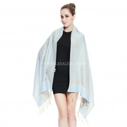 Jacquard Pashmina PL1882 Light Blue