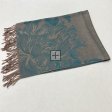 Romantic Peony Pashmina 22YZ-04 Teal