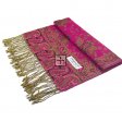 Gorgeous Paisley Pashmina 82303 Fuchsia