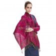 Gorgeous Paisley Pashmina 82303 Fuchsia