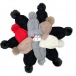 Cable knit Pom-Pom Fleece lined Hats 231585 (5 Colors 1 Doz)