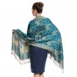 Gorgeous Paisley Pashmina 82320 Turquoise