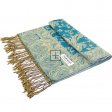 Gorgeous Paisley Pashmina 82320 Turquoise