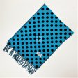 Cashmere Feel Scarf 503-9 Color: Turquoise/Black
