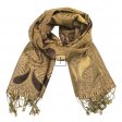 Luxurious Paisley Pashmina PL56-09 Brown