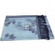 Two Tone Rose Pashmina 5406 SkyBlue/Black