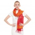 Lurex Paisley Pashmina 6311 Orange