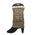 Beaded Short Leg Warmers 640780 (6 Colors 1 Doz)