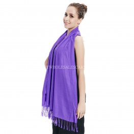 Solid Pashmina 8109 Purple