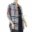 Giant Check Shawl AZ07-9 Color: Grey