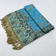 Gorgeous Paisley Pashmina 82323 Bright Turquoise