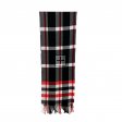 Cashmere Feel Scarf SW-30 BK/WT/RED