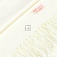 Premium Silky Soft Bamboo Fiber Shawl 9615 Vanilla