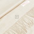 Premium Silky Soft Bamboo Fiber Shawl 9611 Champagne