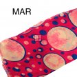 Multicolored Dot Pattern Scarf F0205