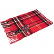 Cashmere Feel Scarf C18-4 Red/Black