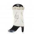 Lace Floral Knit Leg Warmer HC840 (5 Colors 1 Doz)