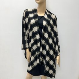 Casual Colorblock Kimono HR23021-135