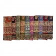 METALLIC FLORAL PASHMINA JB070 (10 COLORS , 1DZ )