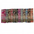 METALLIC FLORAL PASHMINA JB123 (10 COLORS , 1DZ )