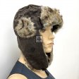 Cotton Herringbone Faux Fur Trapper Hat JH175 (3 COLORS , 1DZ)