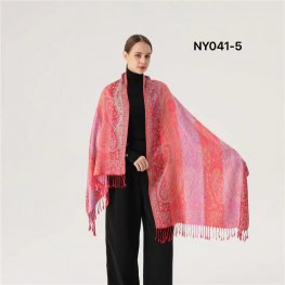 Luxury Rainbow Paisley Pashmina NY04105