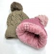 Cable Knit Pom-Pom Fleece Lined Hats NY6892 (8 Colors 1 DZ)