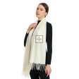 Premium Event Solid Pashmina NY7718 Ivory