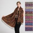 Metallic Circle Prints Pashmina SF23131(12 COLORS, 1DZ)