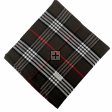 Plaid Cashmere Feel Infinity Scarf IF0714 Brown