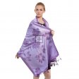 Two Tone Rose Pashmina 5416 Purple