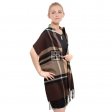 Cashmere Feel Scarf NY750 Color: Brown/Beige/Black