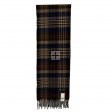 Cashmere Feel Scarf SW-07 Brown/Navy