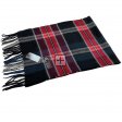 Cashmere Feel Scarf SW-08 Black/Plum/Red