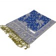 Gorgeous Paisley Pashmina 82308 Royal Blue