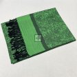 Jacquard Pashmina PL18103 Green / Black