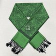 Jacquard Pashmina PL18103 Green / Black