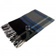 CASHMERE FEEL SCARF SW-12 Brown/Blue/Grey