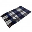 Cashmere Feel Scarf SW-24 Navy/White