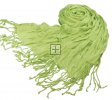 Wrinkle Solid Scarf M-35 Color: Yellow Green