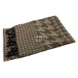 Premium Houndstooth Check Scarf W323-2 Brown