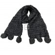 Cable Knit Scarf & Hat Set WT054BLK