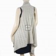 XG22101 Solid Cable Knit Open Front Sweater
