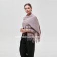 Small Buffalo Check Blanket Scarf Pink/Grey XG22123-7