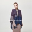 YY21126 Casual Color Block Poncho