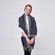 Woven Cashmere Feel Scarf YY211302 Navy