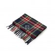 Cashmere Feel Scarf #C131 Navy Red